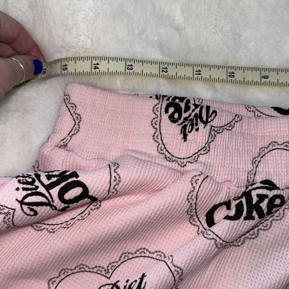 Diet Coke Pink Heart Coquette lounge wear Pajamas HTF Viral 💝💝 - Picture 9 of 10